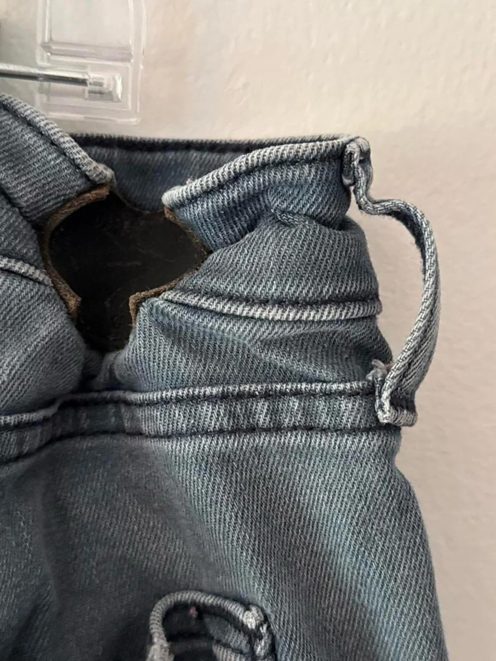 True Religion Made in USA Straight Leg Light Wash Jeans